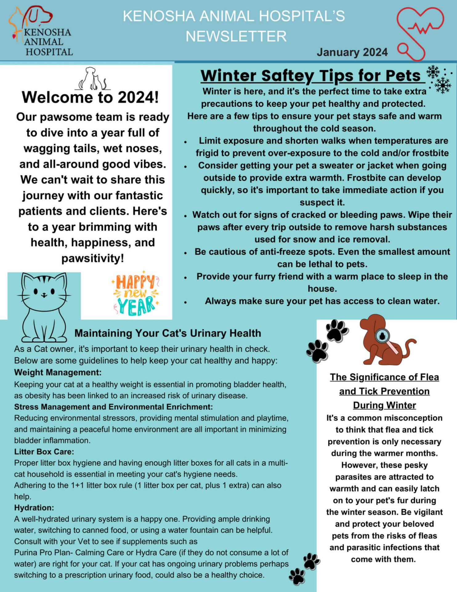 Kenosha-Animal-hospital-January-Newsletter-Page-1